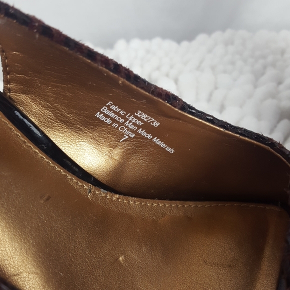 Kelly & Katie Sling Back Heels Blood Red Sz 7 - Picture 3 of 6